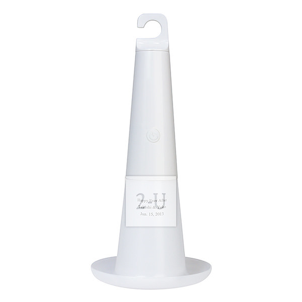 帶託槃三用 LED 燈防災應急手電筒 白色