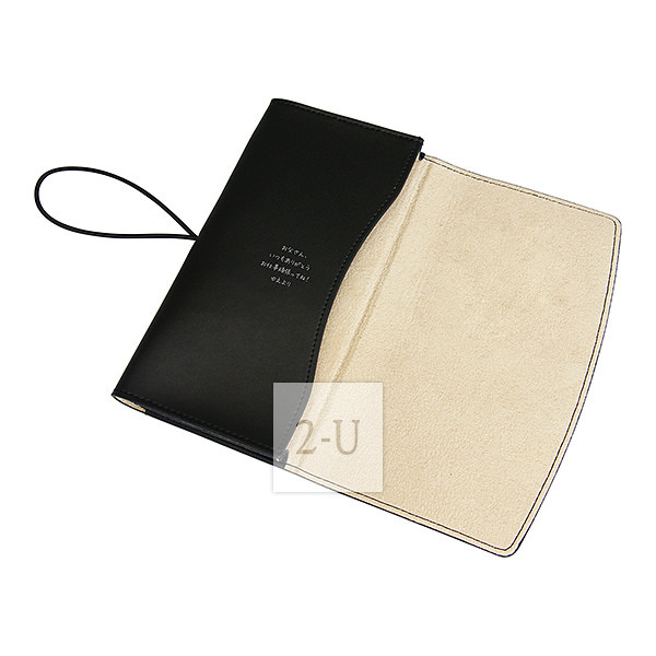 牛皮真皮 PC 筆記本 iPad 護套皮套7英吋用 黑色