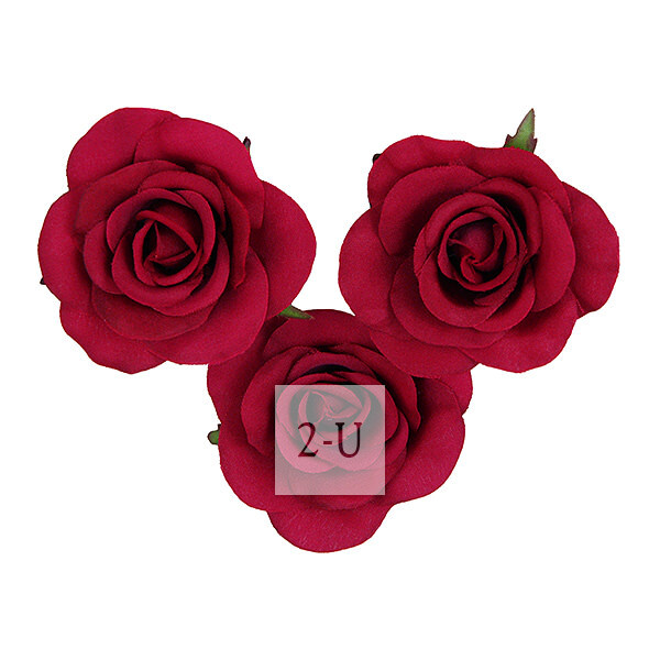 倣真人造玫瑰磁鐵吸附傢居裝飾 紅色