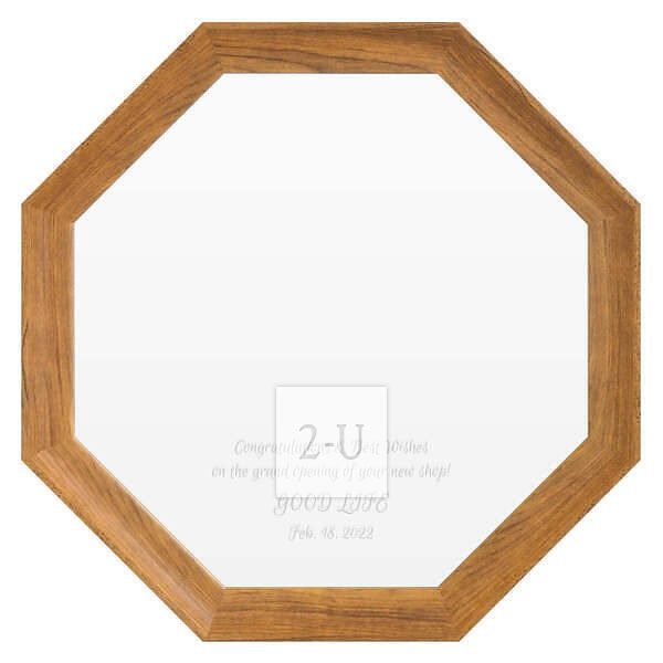 木框八角鏡 L