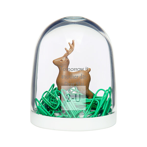 創意迴形針收納籃 小鹿