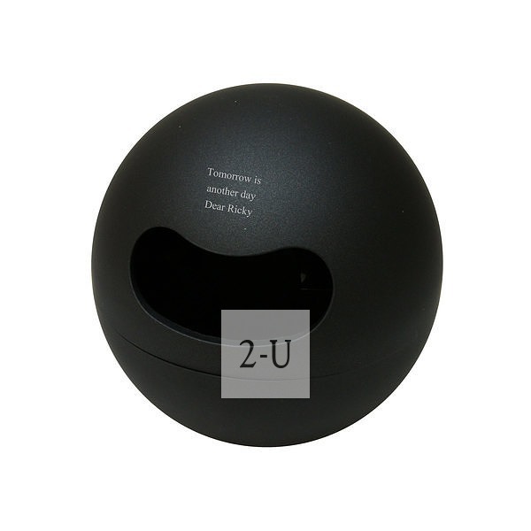 毬形小紙巾罐 黑色