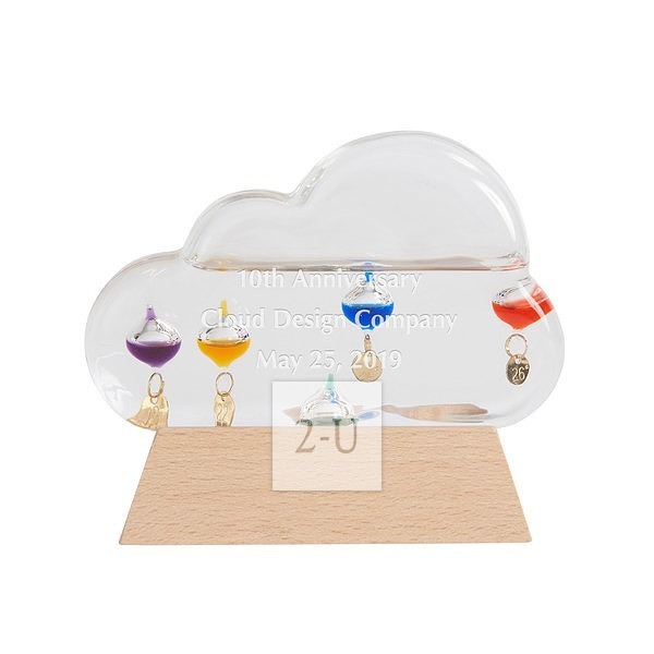 伽利略溫度計 雲朵形